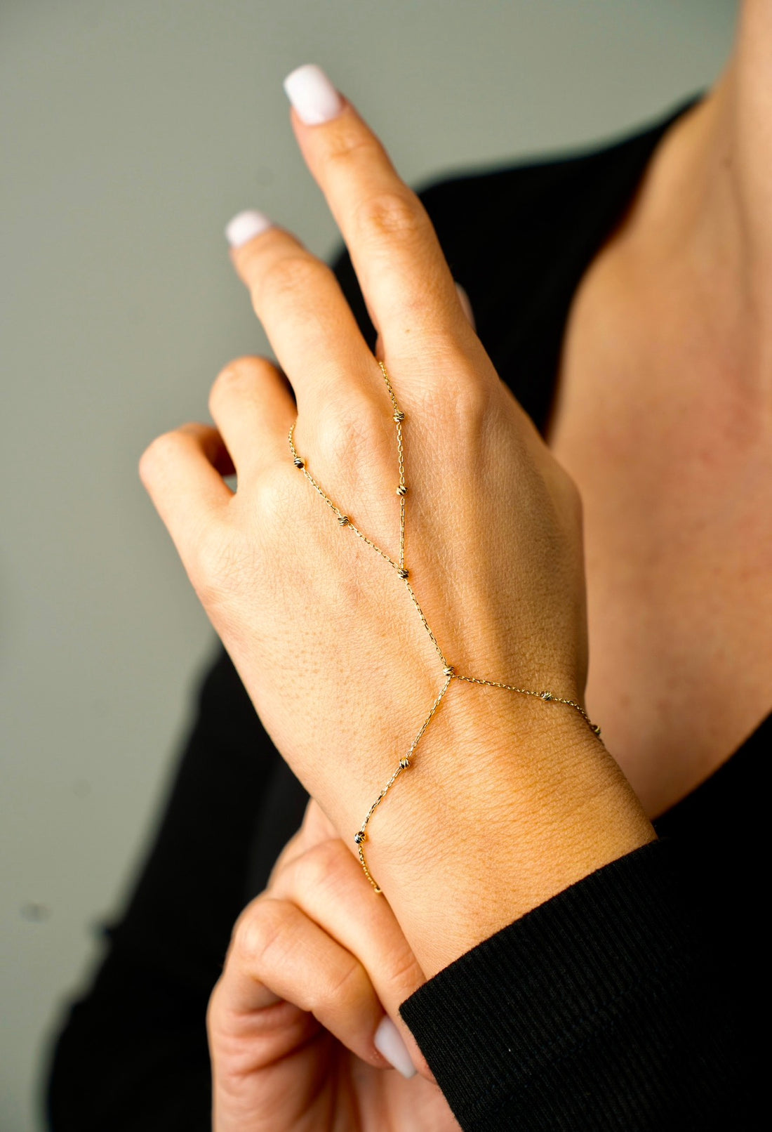 Dorika Handkette – 585er Gelbgold