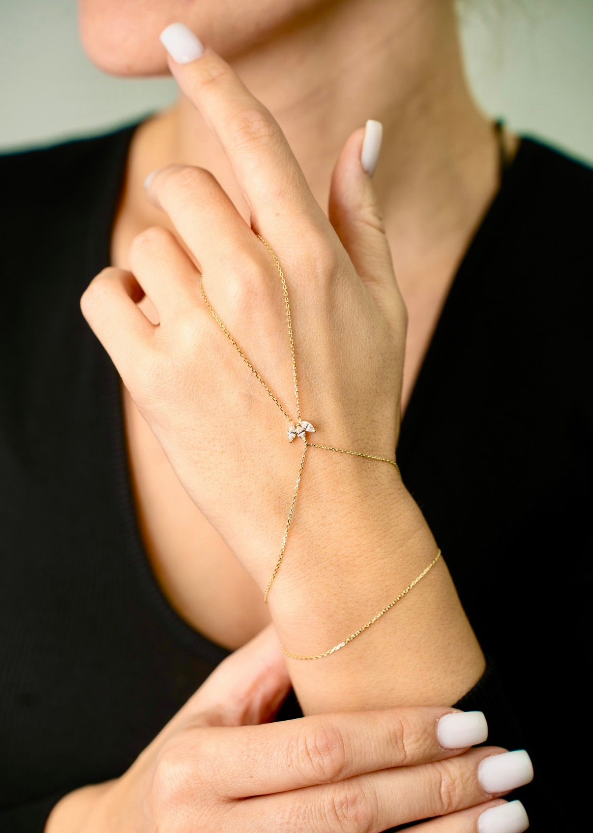 Elina Wings - 2 in 1 Hals & Handkette - Elinagold