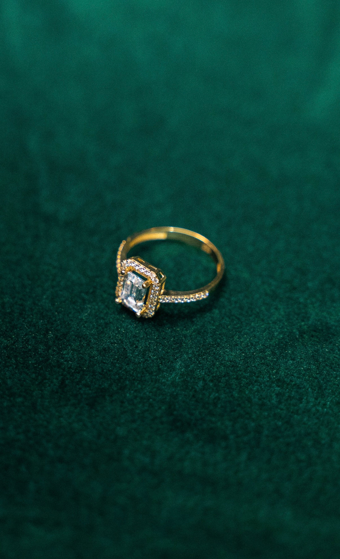 Baguette Strass Ring