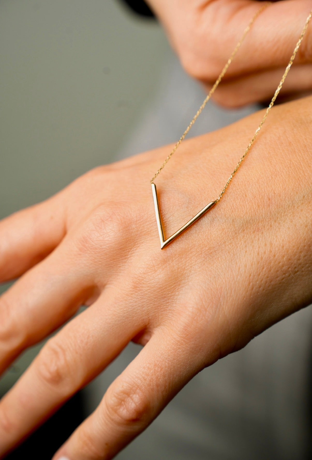 Elina V - Echtgold Halskette - Elinagold