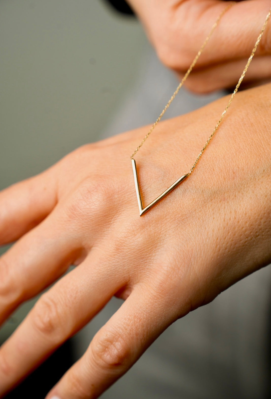 Elina V - Echtgold Halskette - Elinagold