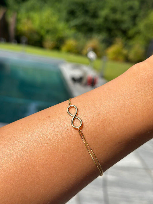 “Unendlichkeitszeichen“-Armband – 585er Gold – Elina Gold