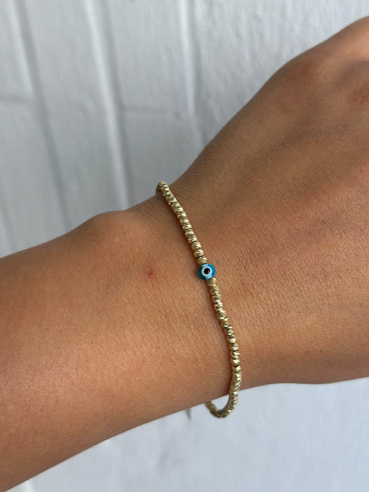 Dorika Nazar -Armband – 585er Gold – Elina Gold