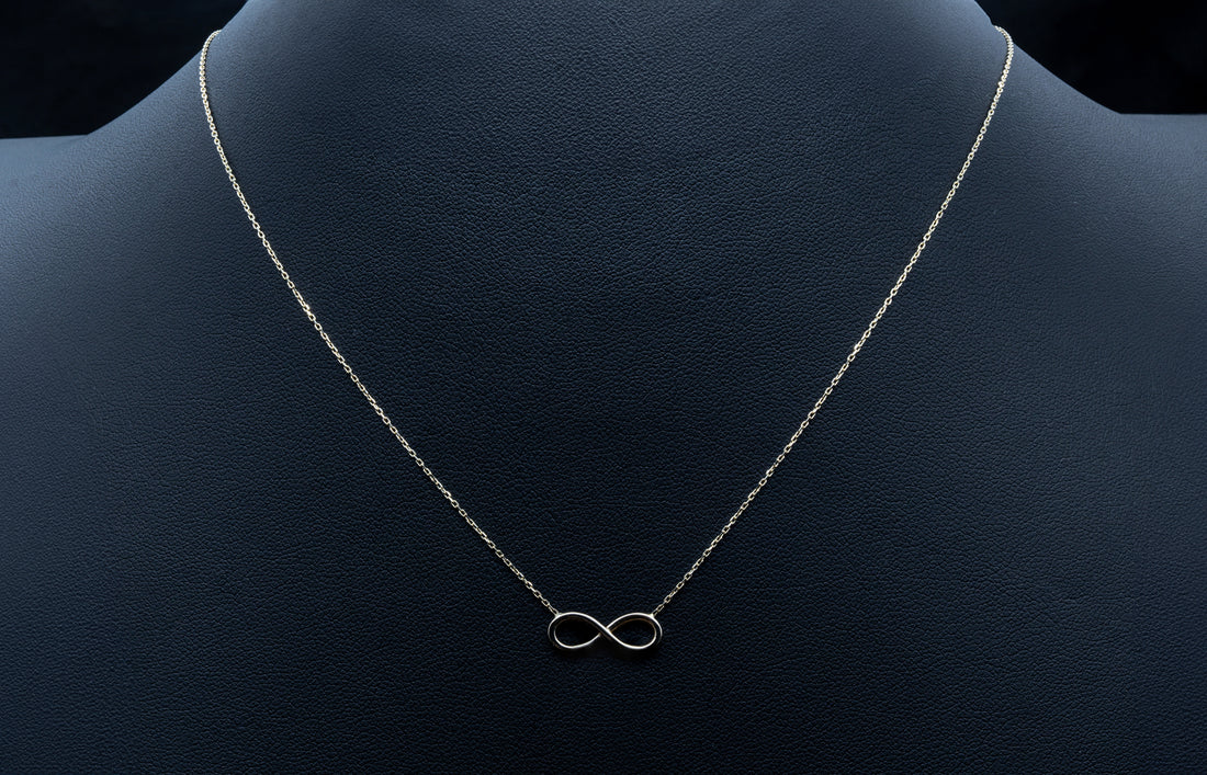 Unendlichkeitszeichen Kette – 585er Gold
