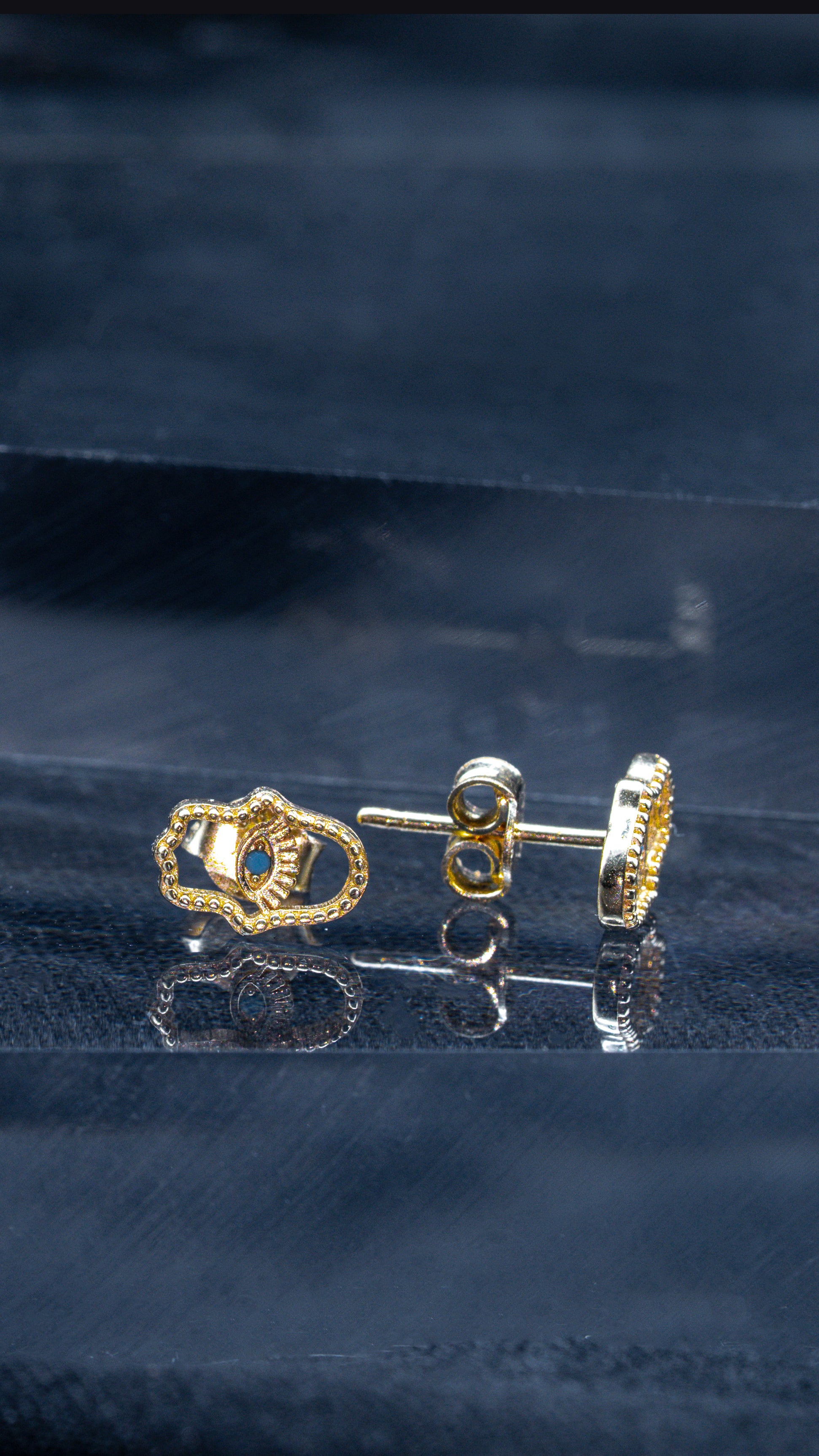 Nazar Türkis Stecker Ohrringe