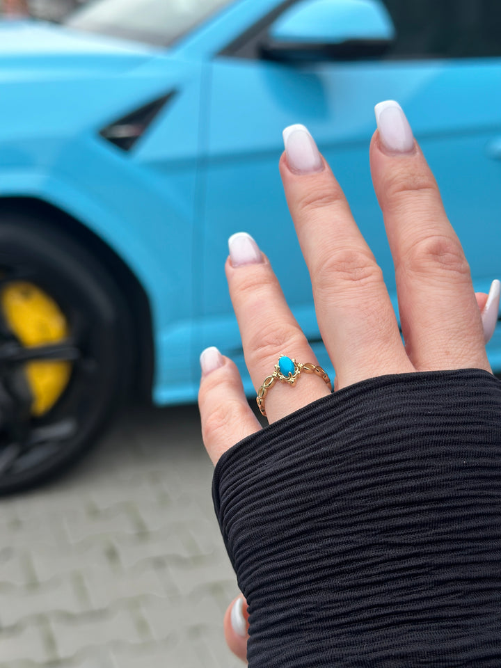 Vintage Türkis Ring