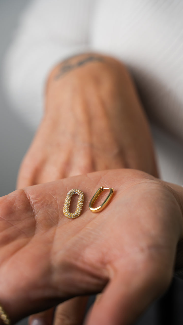 2 IN 1 Ovale Ceolen - Elina Gold