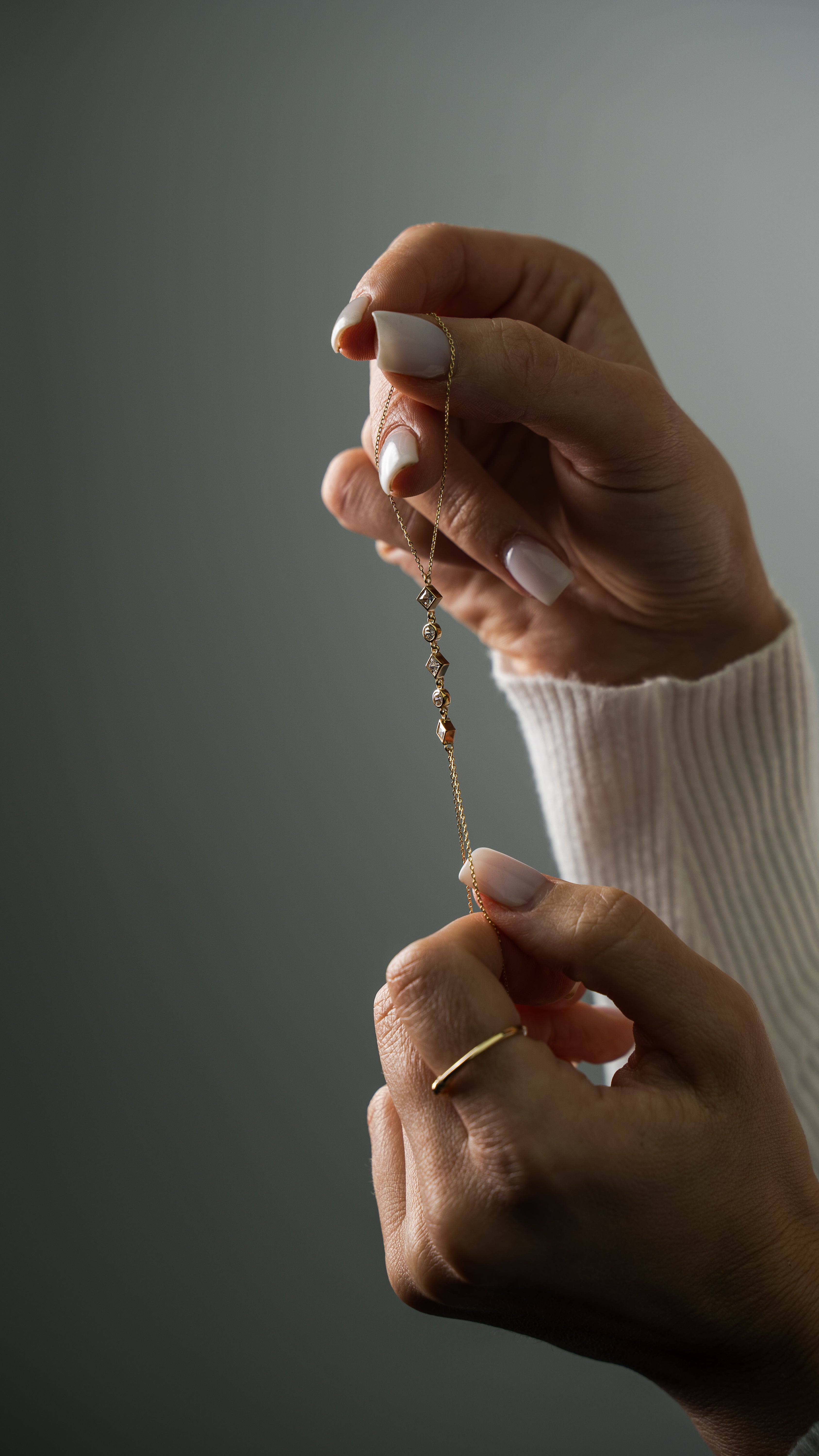 Kreis Quadrat - Armband - Elina Gold