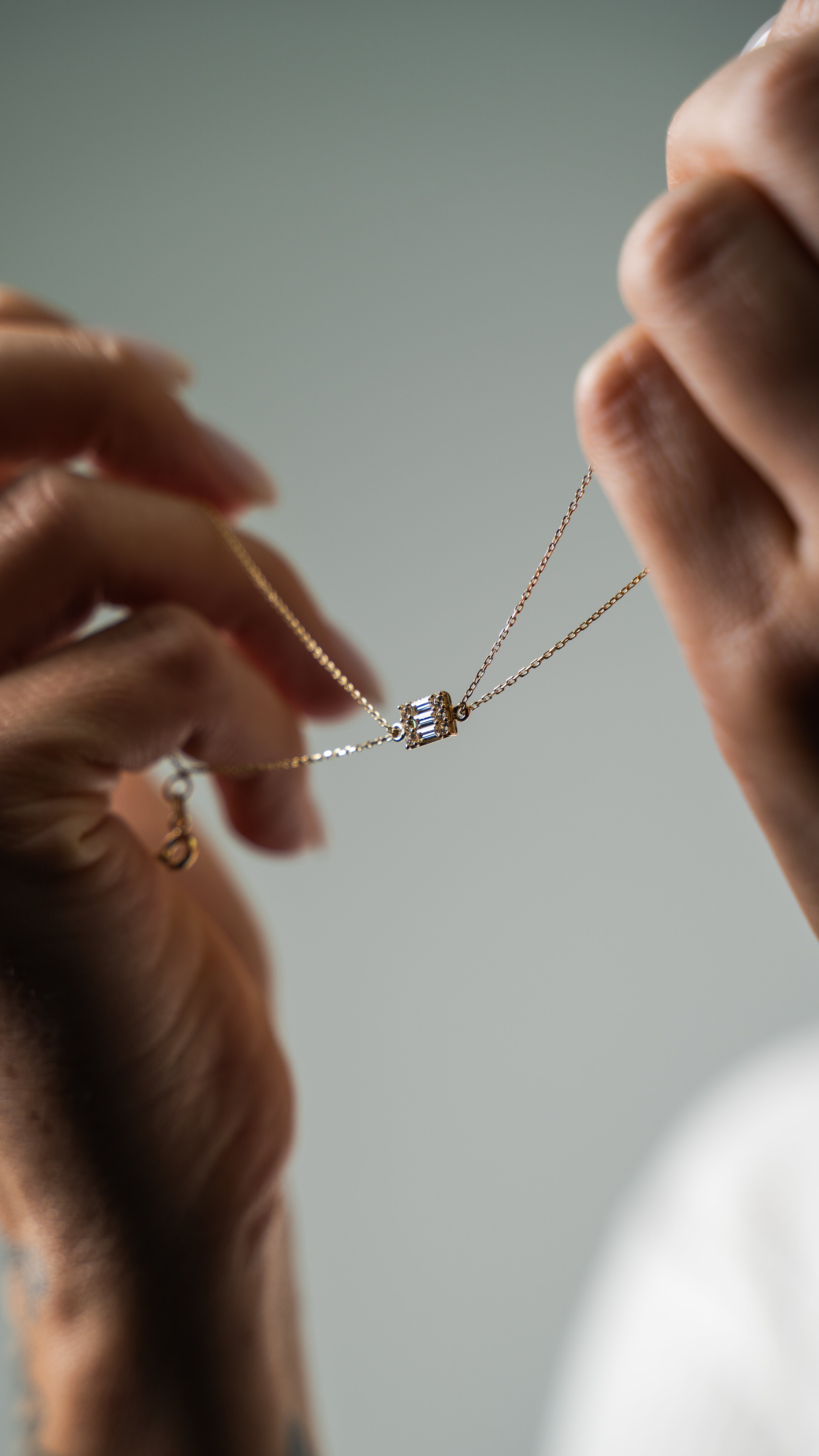 Baguette Rechteck Filigran - Armband - Elina Gold