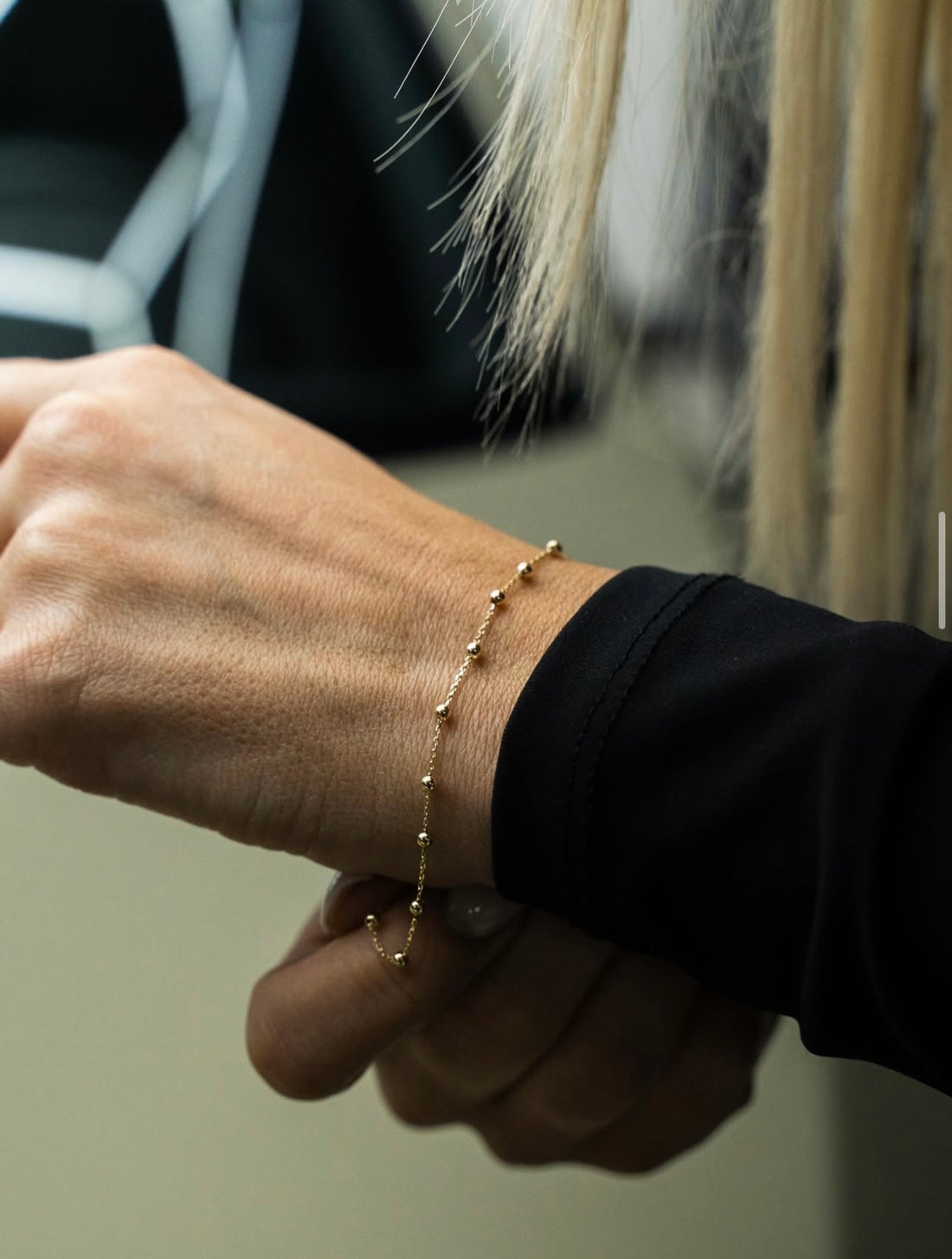 Elina Kugelarmband – Zartes Echtgold-Armband - Elinagold