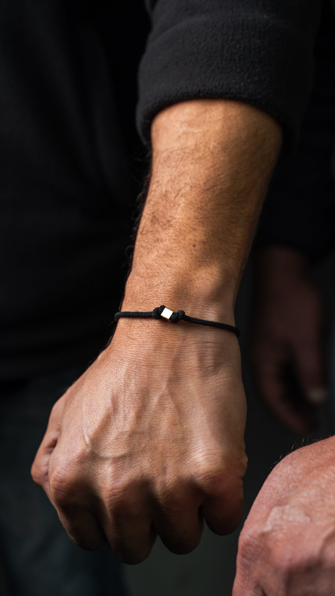 Herren Gold Quadrat Armband