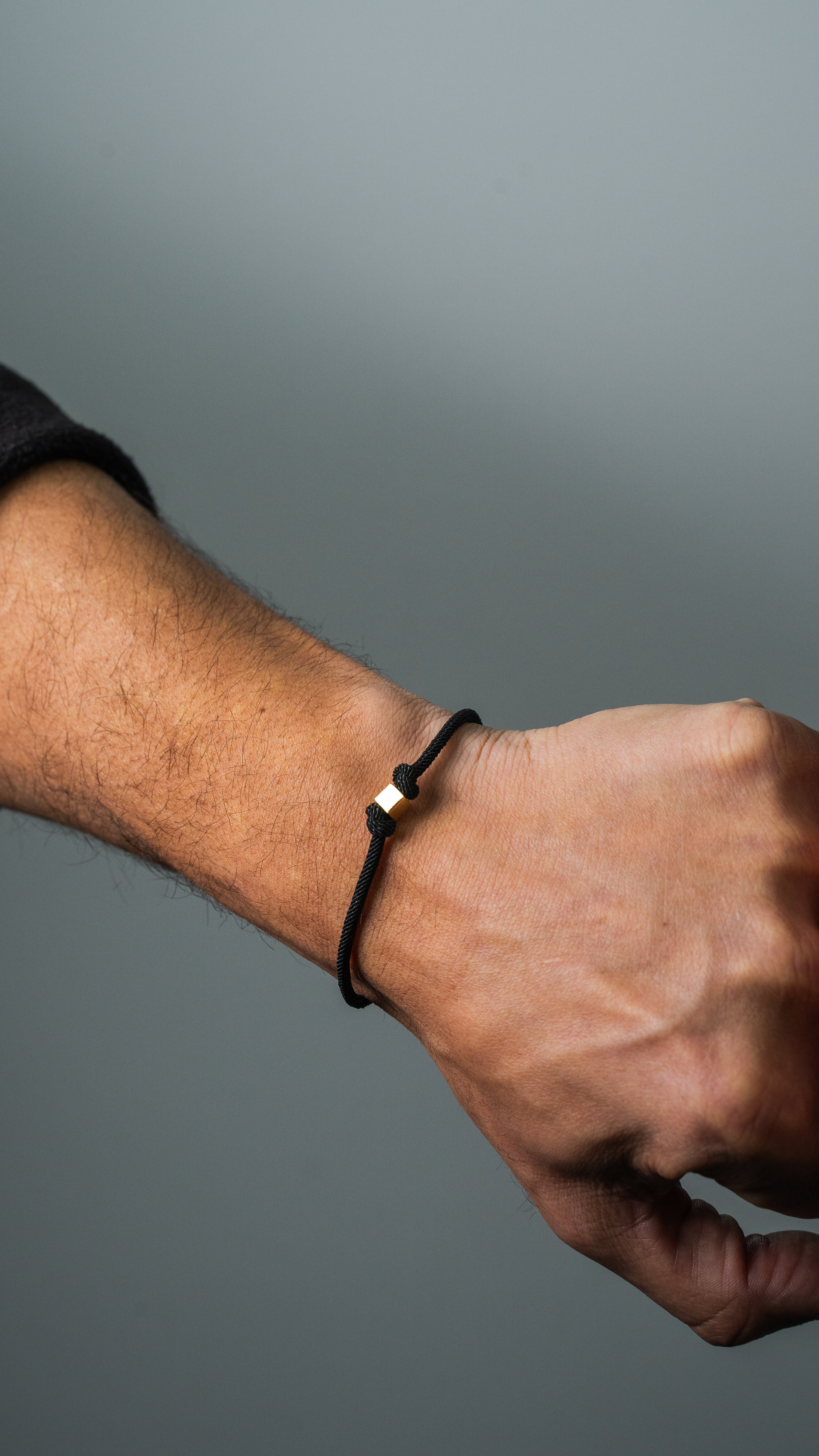 Herren Gold Quadrat Armband