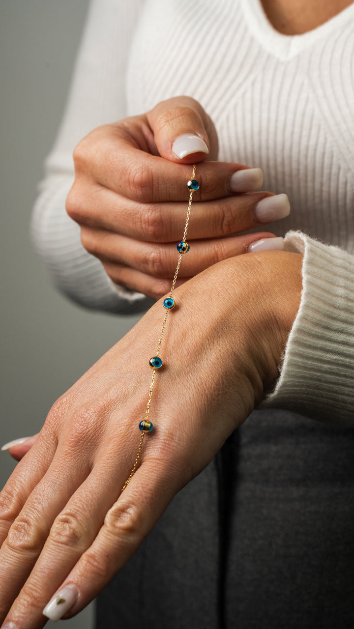 Elina Multi Nazar Armband