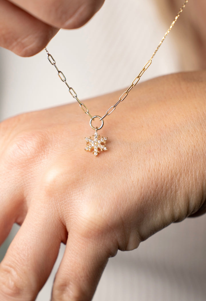 Schneeflocken Glieder Armband