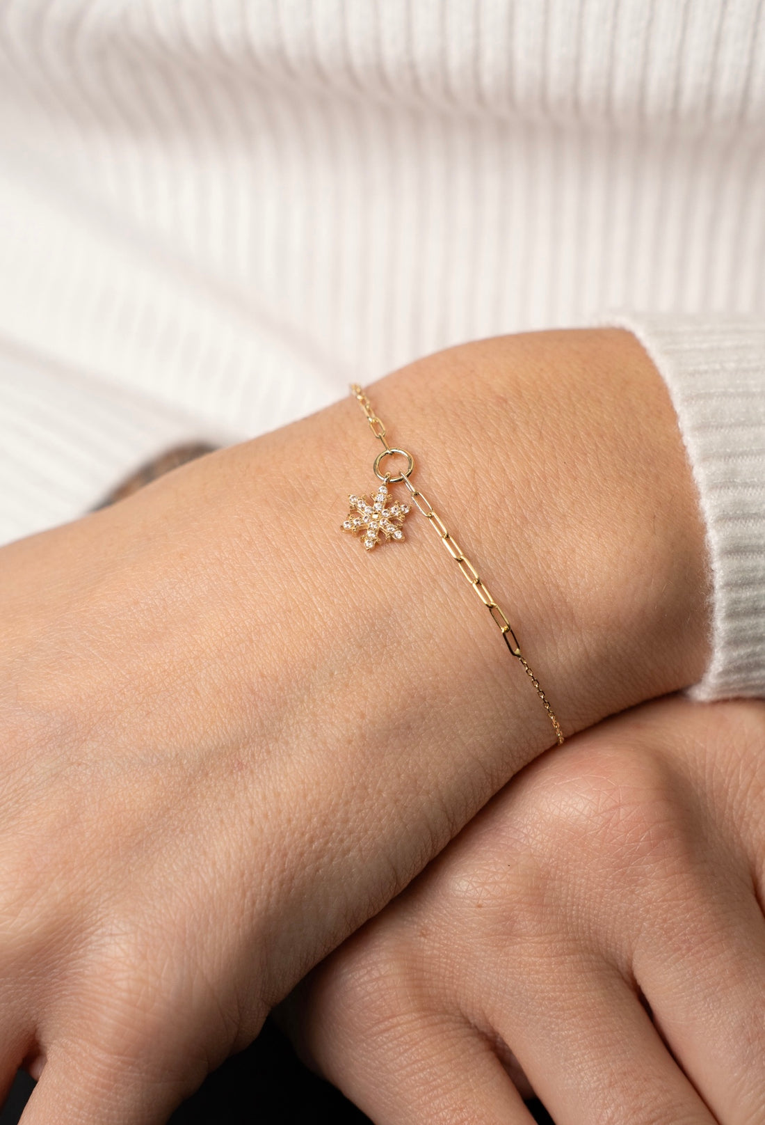 Schneeflocken Glieder Armband