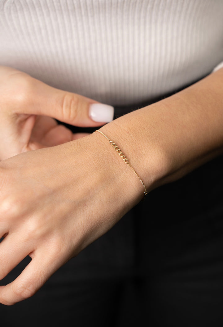 Glieder Panzer Armband Filigran