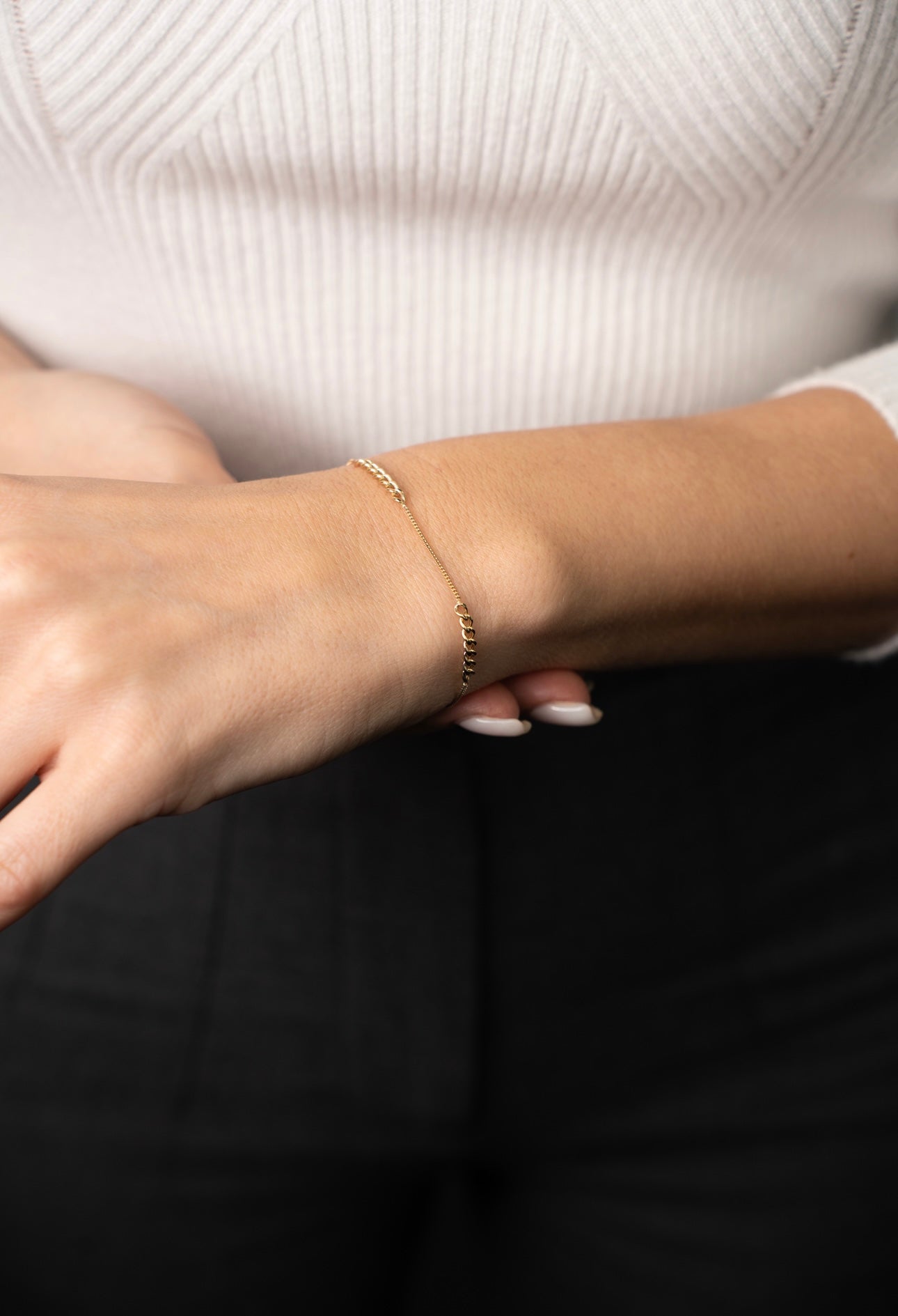 Glieder Panzer Armband Filigran