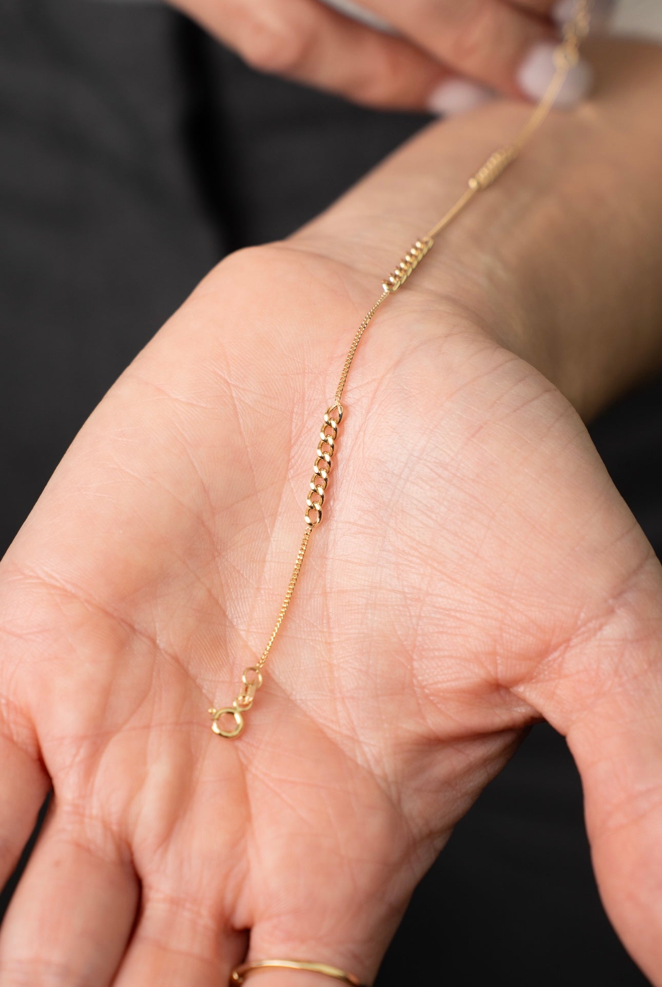 Glieder Panzer Armband Filigran