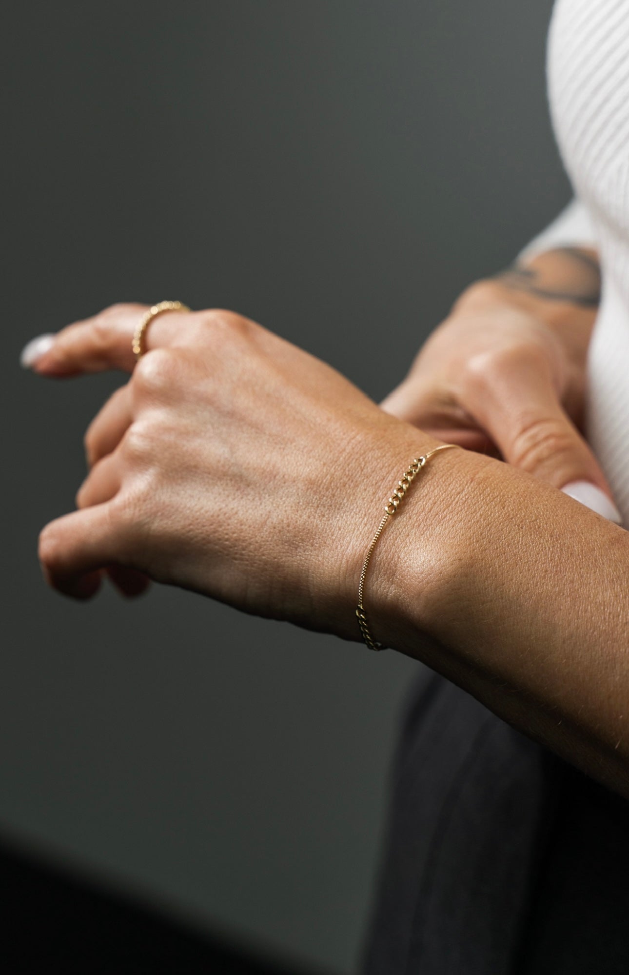 Glieder Panzer Armband Filigran